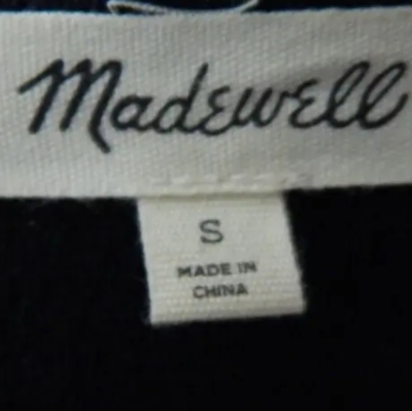 Madewell Cross Front Button Dress - Picture 4 of 4